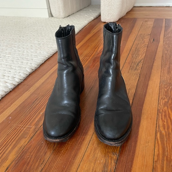 Frye Black Ankle Boots - Picture 3 of 5